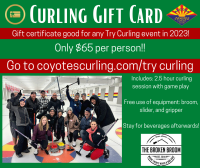 Try Curling Gift Certificate